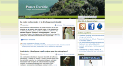 Desktop Screenshot of blog.penserdurable.com